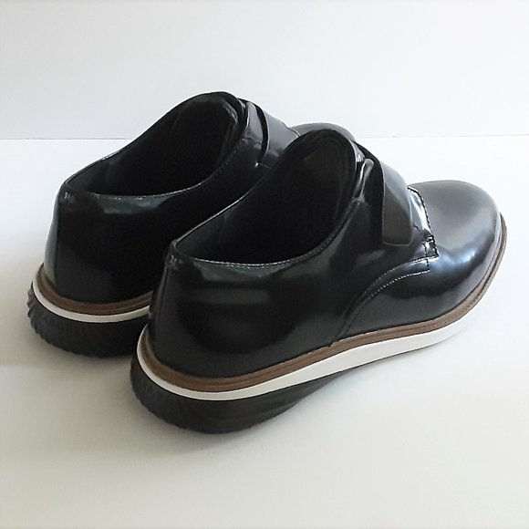 COLE HAAN Women's Shoes GrandEvolution Modern Monk Black /Optic White NWT - Picture 11 of 12